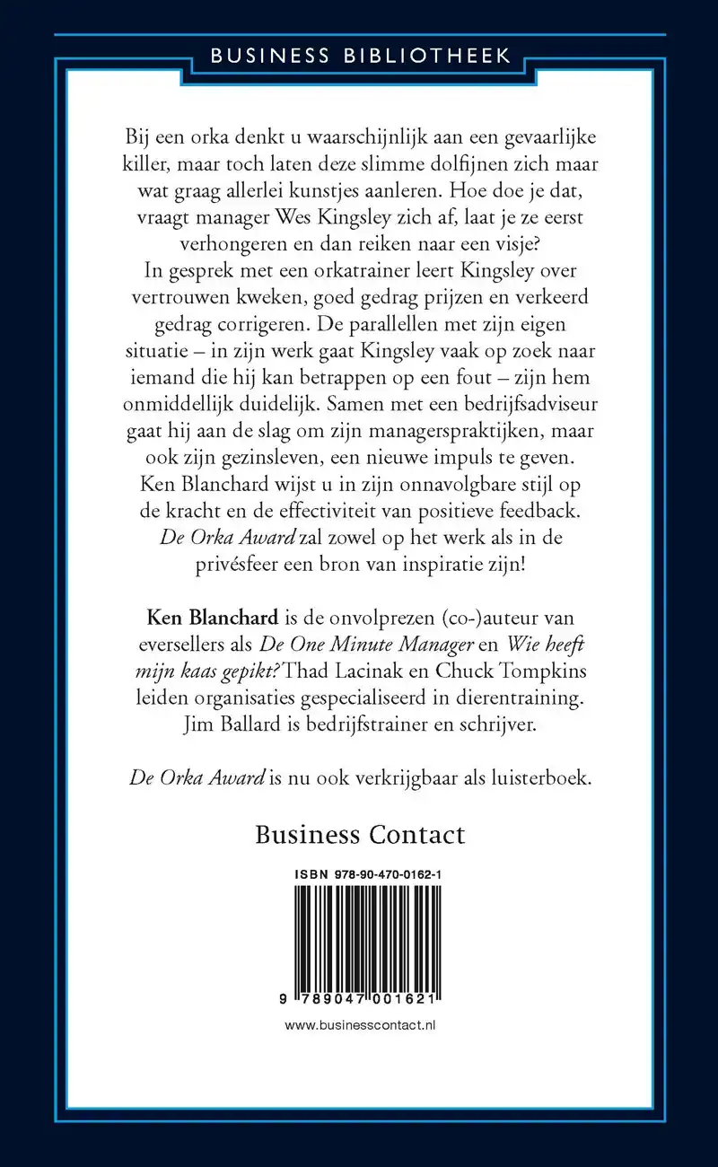 DE ORKA AWARD