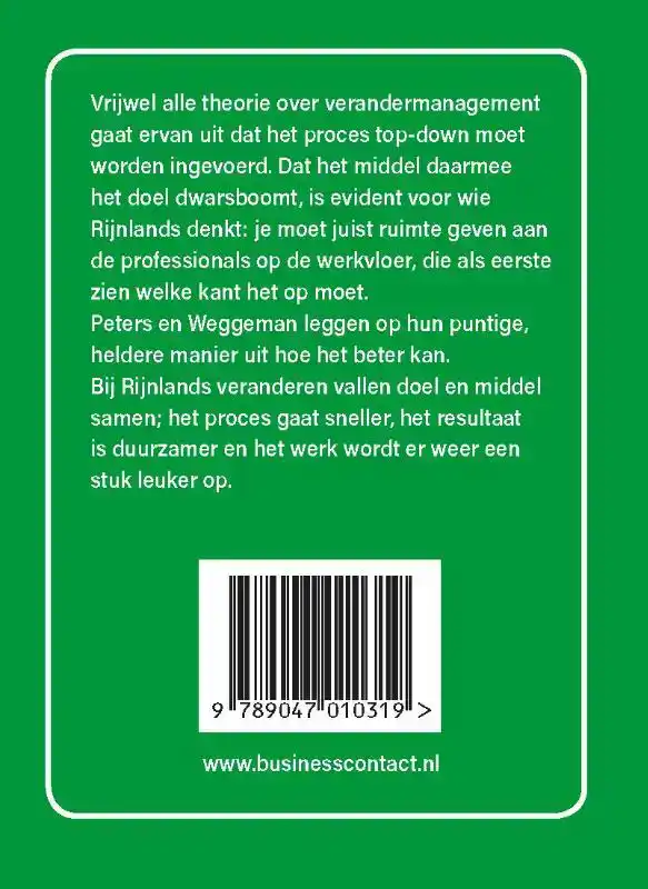 HET RIJNLAND VERANDERBOEKJE