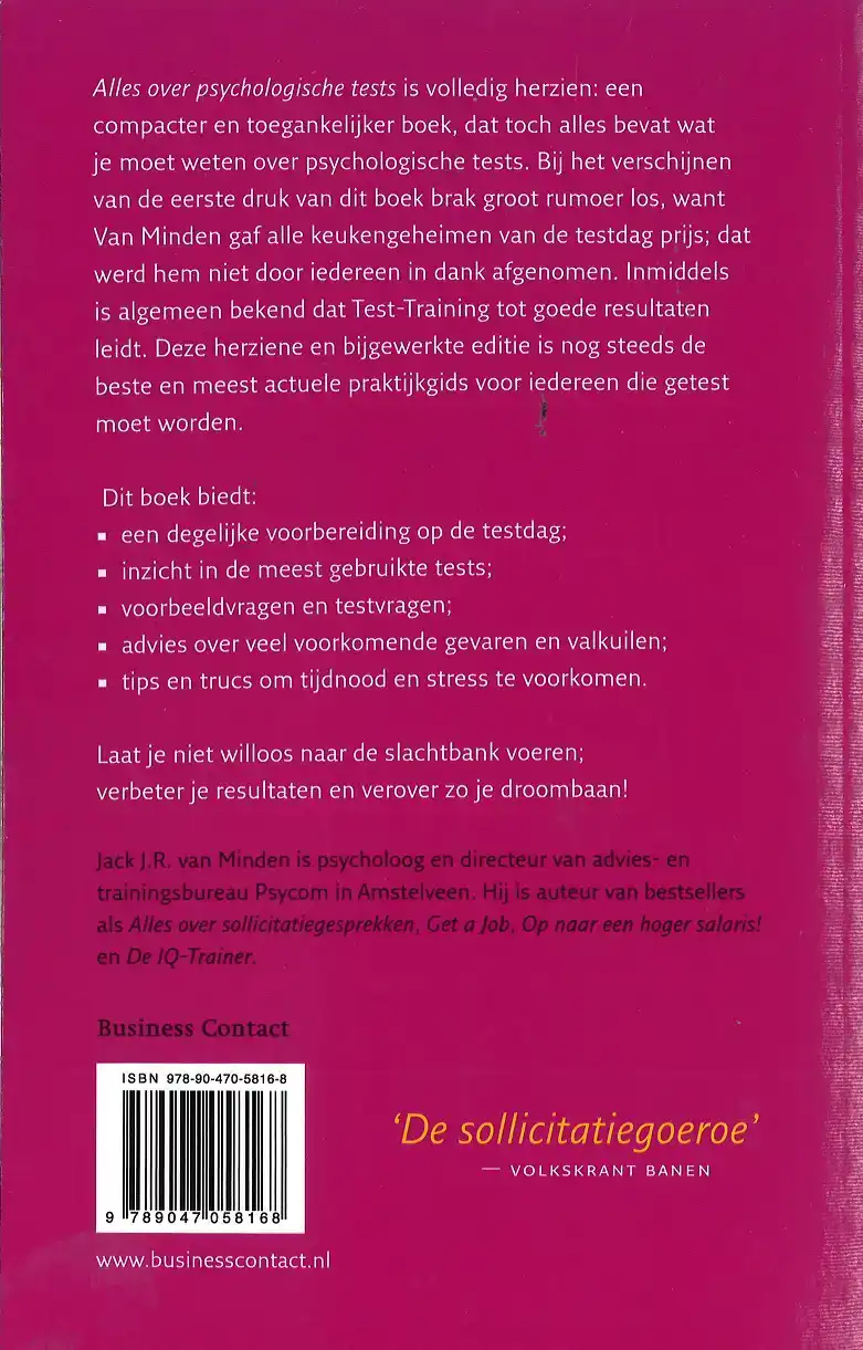 ALLES OVER PSYCHOLOGISCHE TESTS