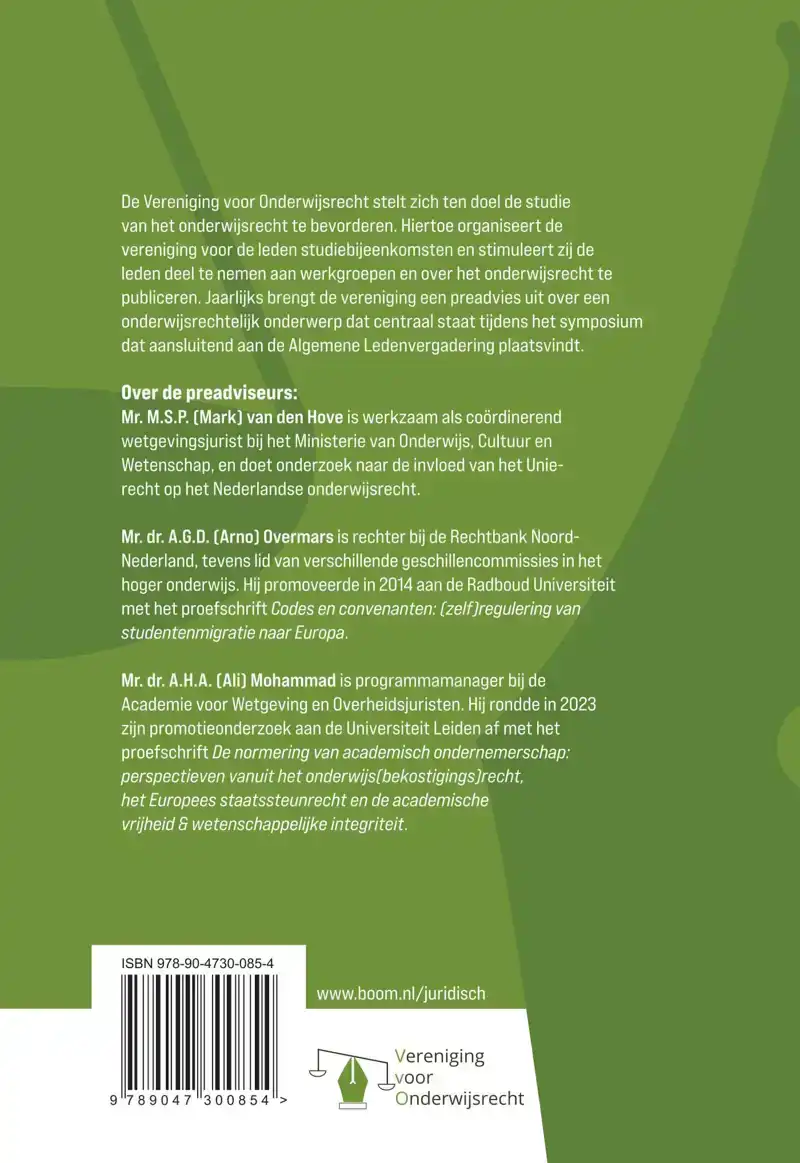 ONDERWIJS EN HET EUROPEES RECHT