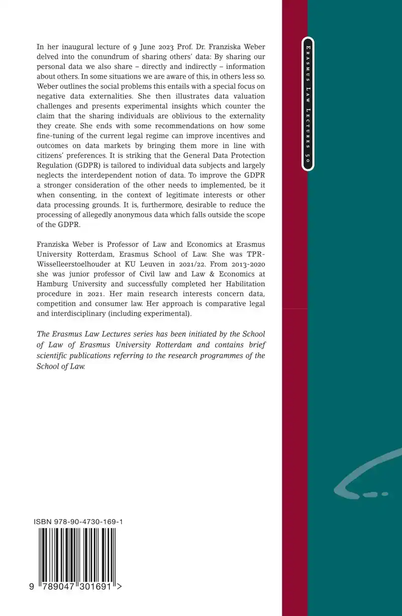 TO SHARE OR NOT TO SHARE (OTHERS' DATA) - THAT IS THE QUESTI