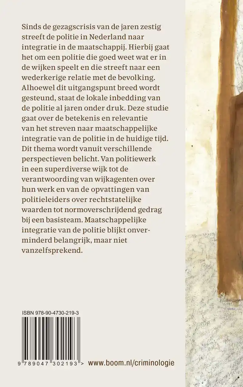 DE MAATSCHAPPELIJKE INTEGRATIE VAN DE POLITIE