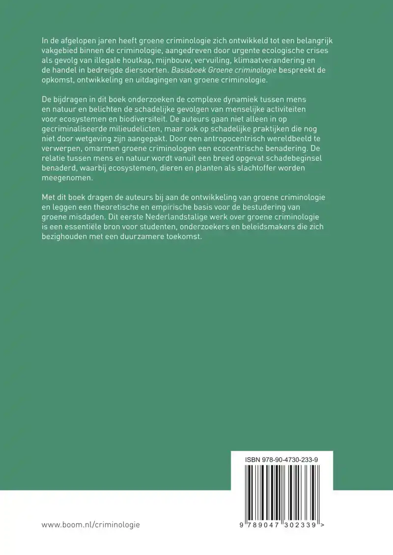 BASISBOEK GROENE CRIMINOLOGIE