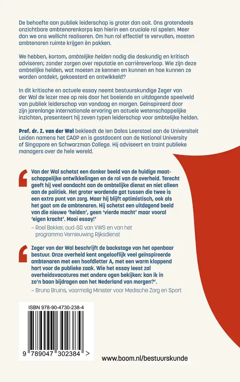 AMBTELIJKE HELDEN GEZOCHT