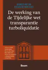 DE WERKING VAN DE TIJDELIJKE WET TRANSPARANTIE TURBOLIQUIDAT