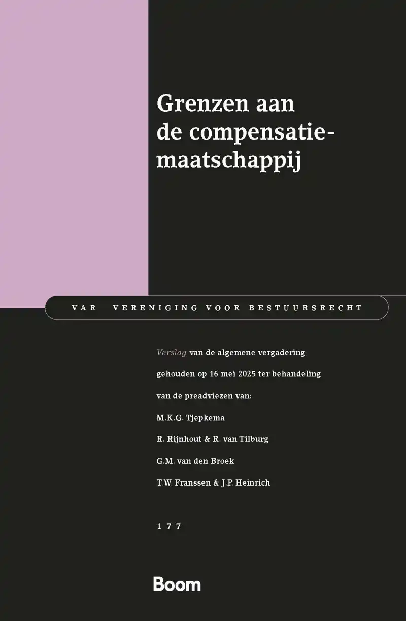 GRENZEN AAN DE COMPENSATIEMAATSCHAPPIJ