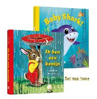 PAKKET MET IK BEN EEN KONIJN EN BABY SHARK