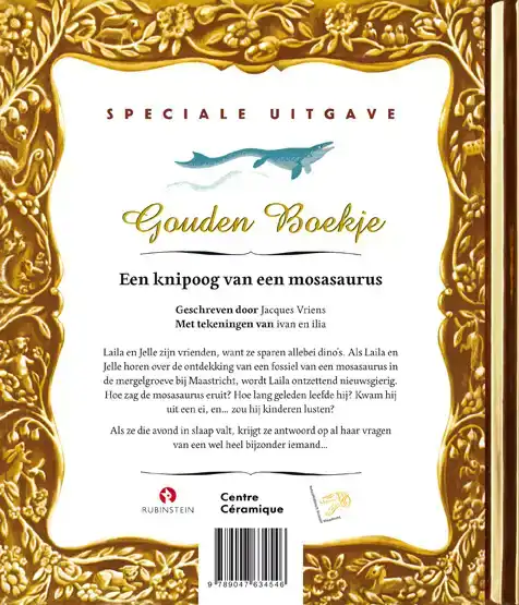 EEN KNIPOOG VAN EEN MOSASAURUS