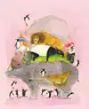 SPRINGENDE PINGUINS EN LACHENDE HYENA'S