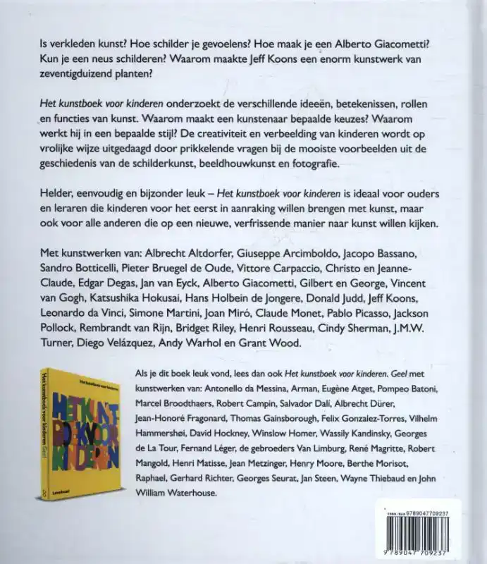 HET KUNSTBOEK VOOR KINDEREN WIT