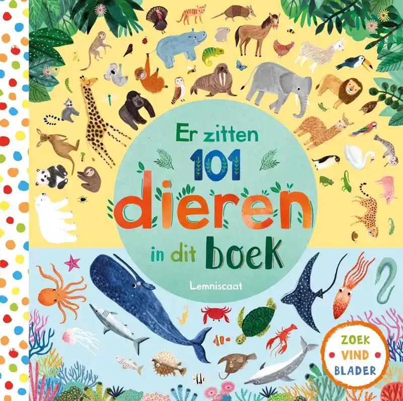 ER ZITTEN 101 DIEREN IN DIT BOEK