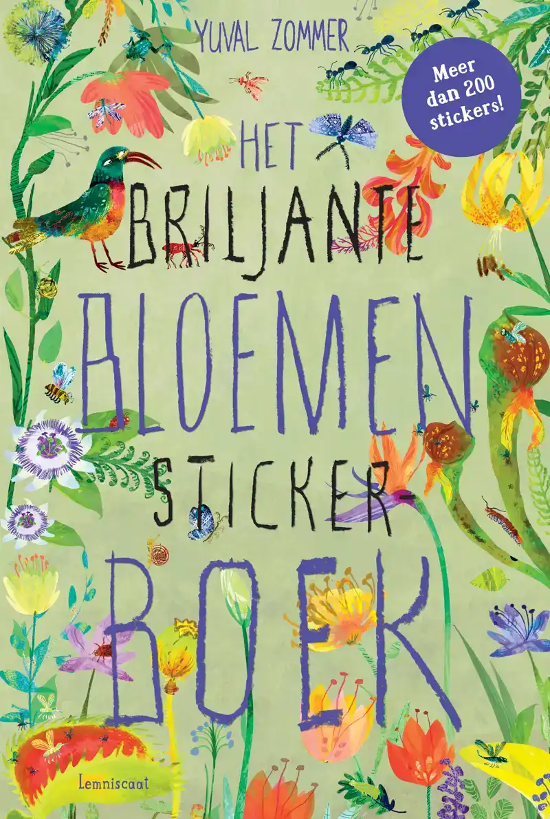 HET BRILJANTE BLOEMEN BOEK STICKERBOEK