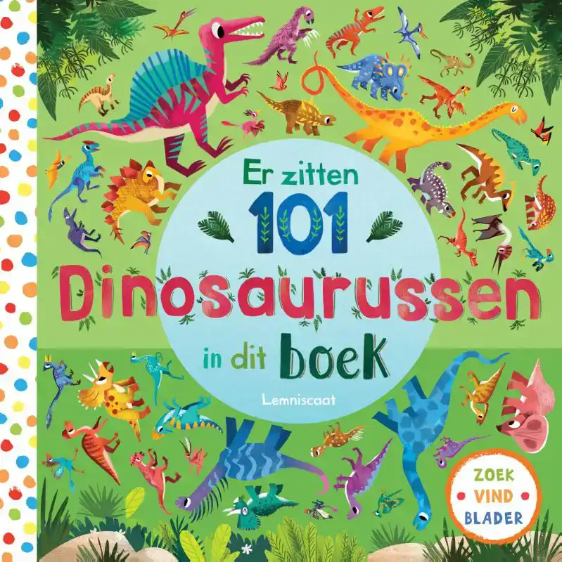 ER ZITTEN 101 DINOSAURUSSEN IN DIT BOEK