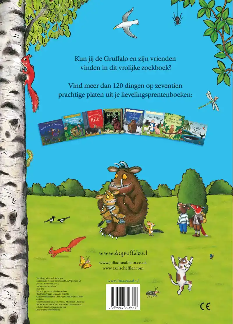 DE GRUFFALO EN ZIJN VRIENDEN ZOEKBOEK