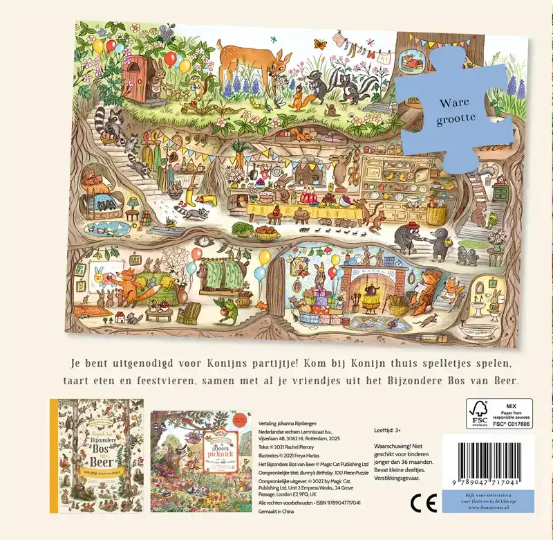 KONIJNS PARTIJTJE PUZZEL