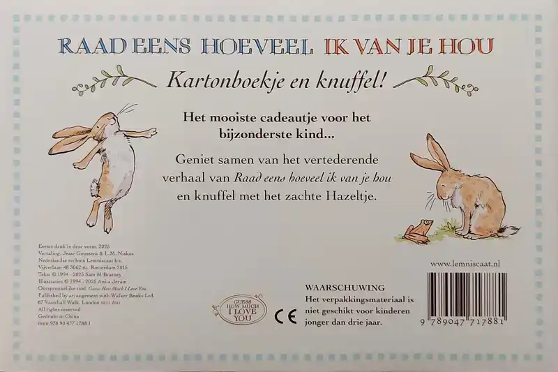 RAAD EENS HOEVEEL IK VAN JE HOU
