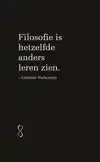 NOTITIEBOEKJE FILOSOFIE ZWART 5 EXEMPLAREN