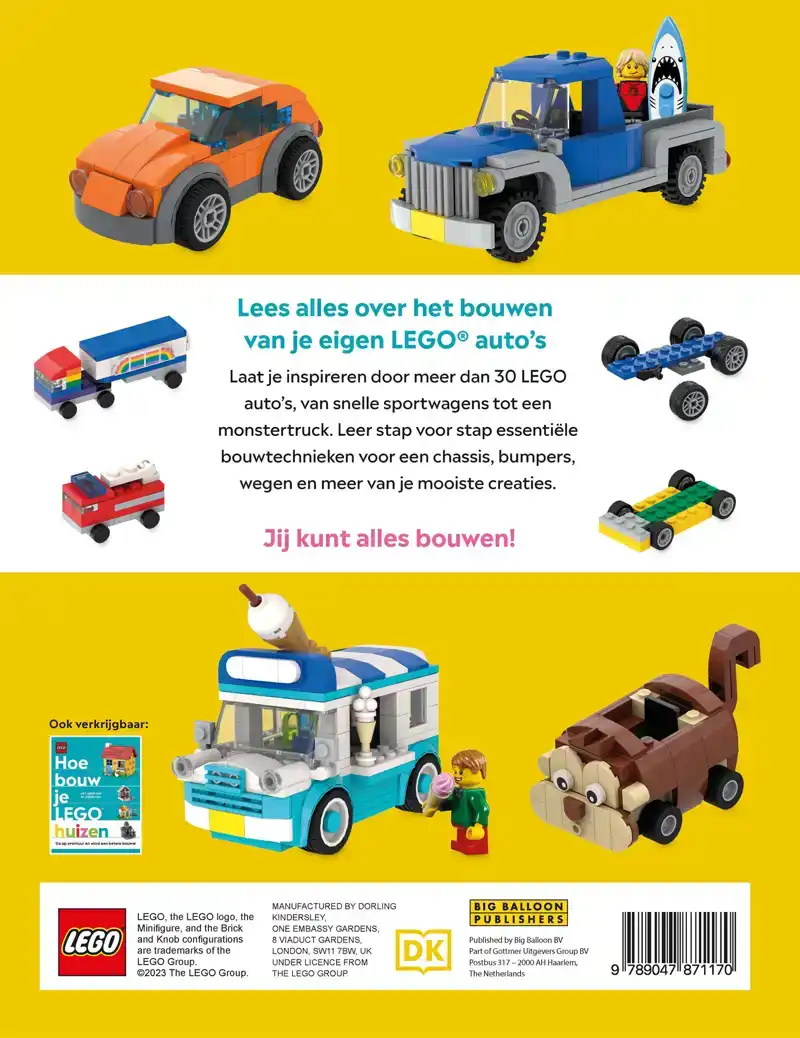HOE BOUW JE LEGO AUTO'S