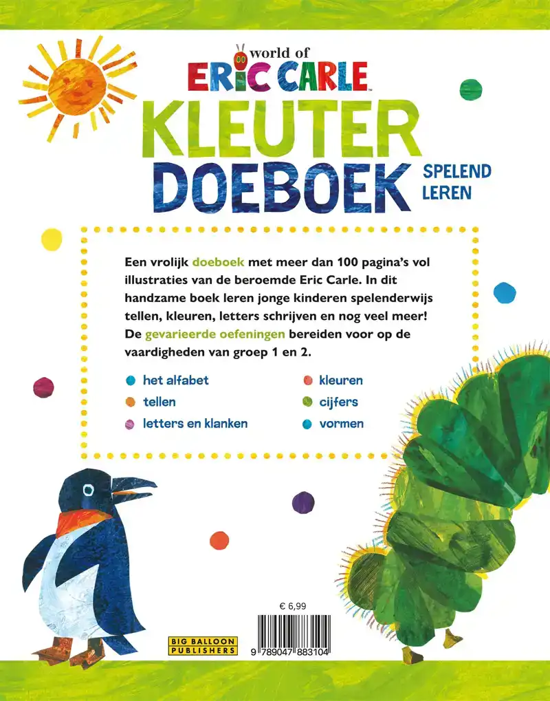 WORLD OF ERIC CARLE KLEUTERDOEBOEK
