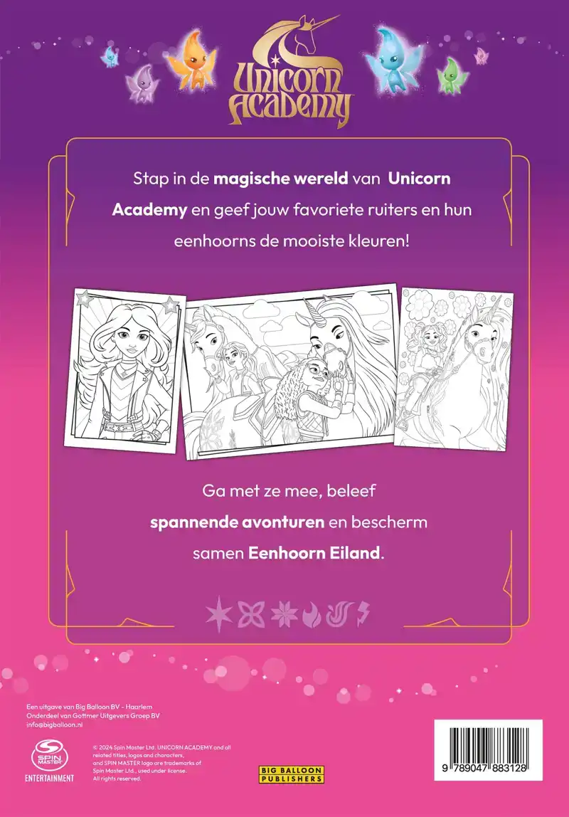 KLEURBOEK VAN UNICORN ACADEMY