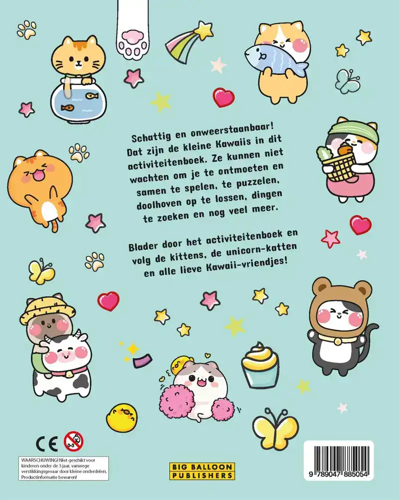 KAWAII KITTENS & FRIENDS ACTIVITEITENBOEK