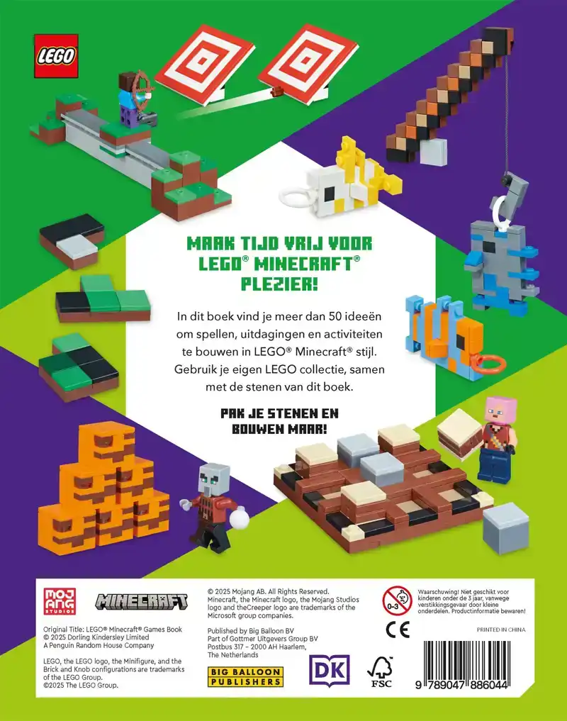 LEGO MINECRAFT SPELLENBOEK