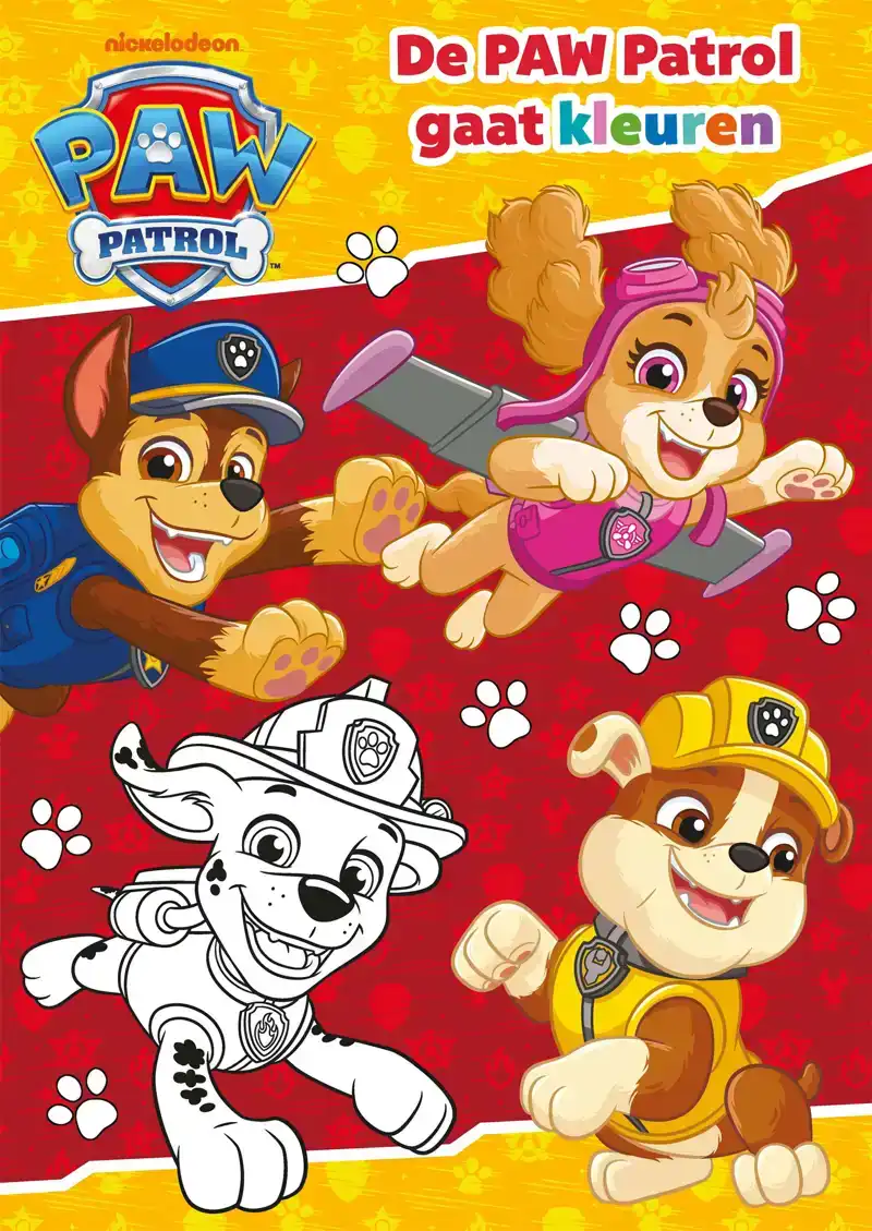 DE PAW PATROL GAAT KLEUREN