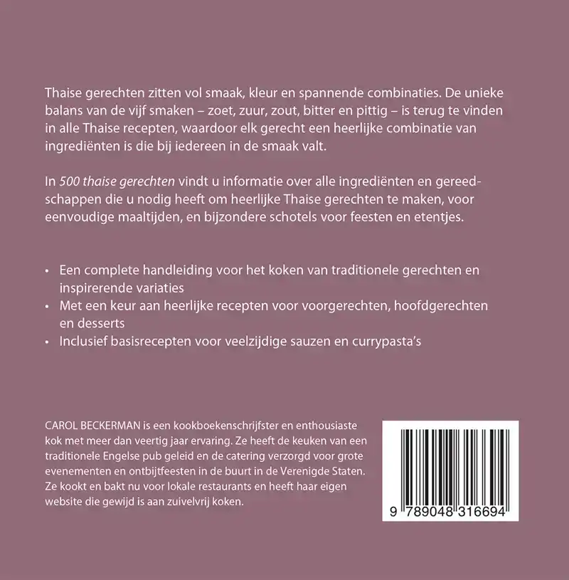 500 THAISE GERECHTEN