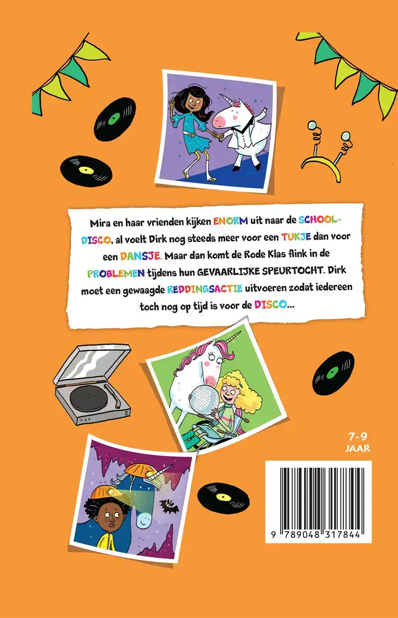 DE ENORM EIGENWIJZE EENHOORN EN DE SCHOOLDISCO