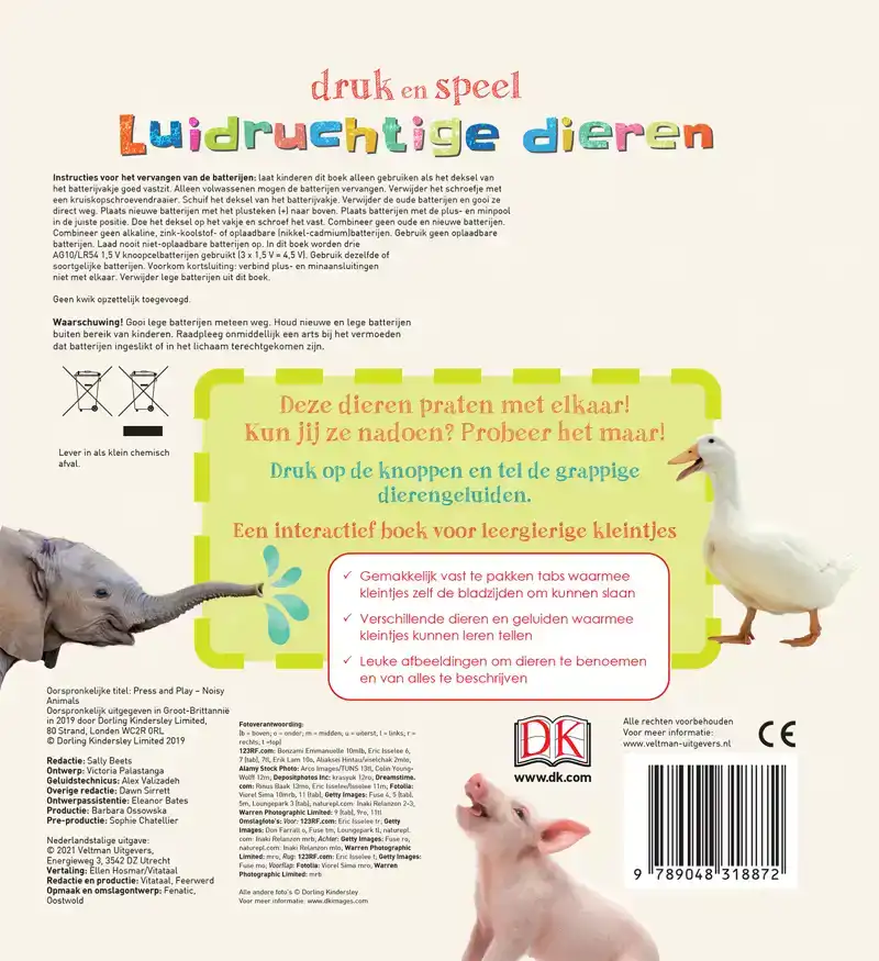 LUIDRUCHTIGE DIEREN
