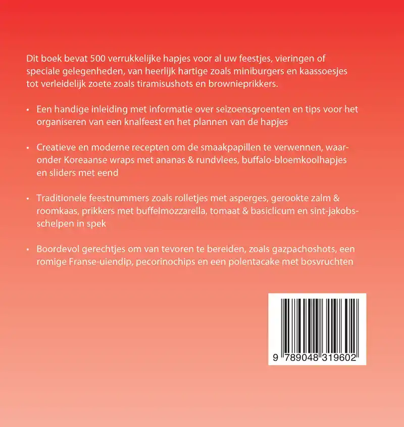 500 FINGERFOOD RECEPTEN