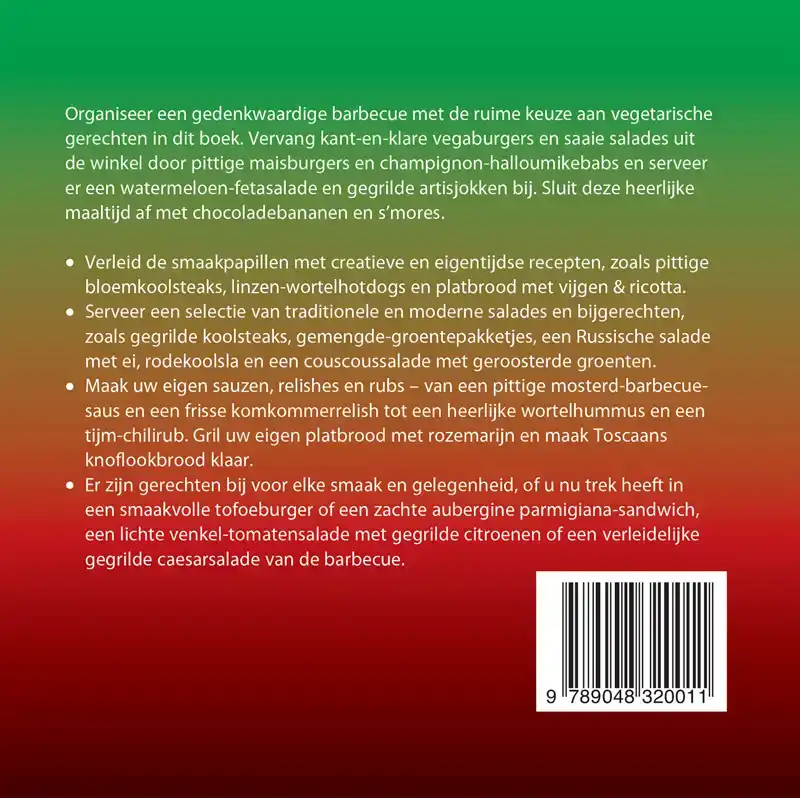 500 VEGETARISCHE BARBECUERECEPTEN