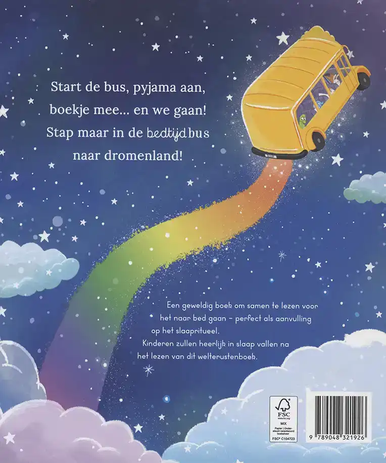 STAP MAAR IN DE BEDTIJDBUS