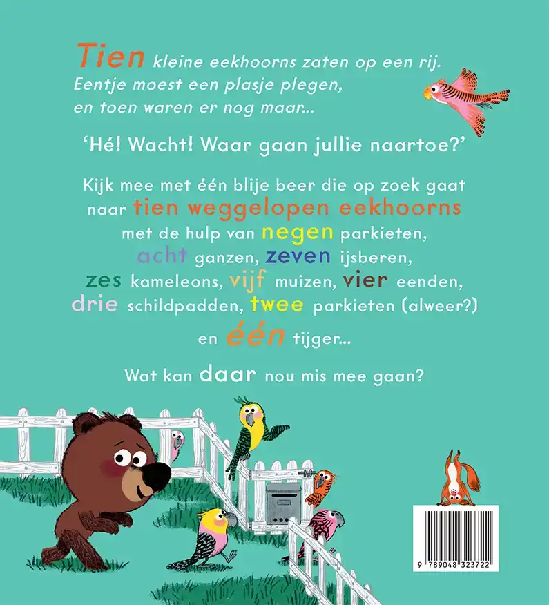 TIEN KLEINE EEKHOORNS