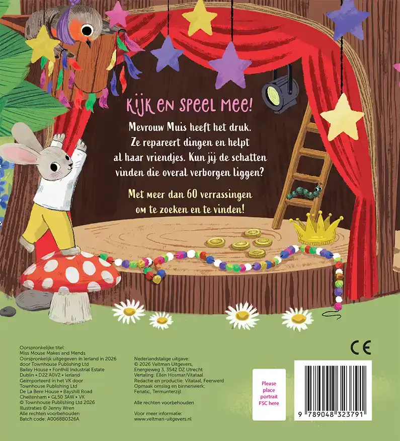 MEVROUW MUIS KLUST EROP LOS!