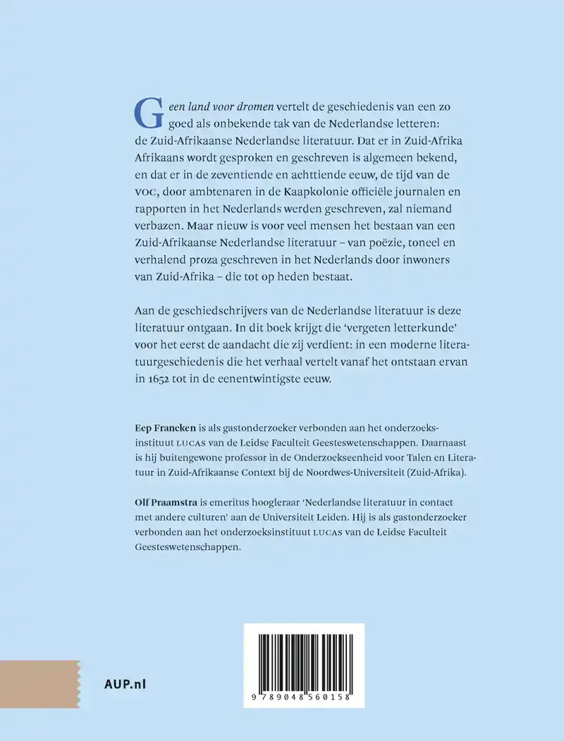 GEEN LAND VOOR DROMEN