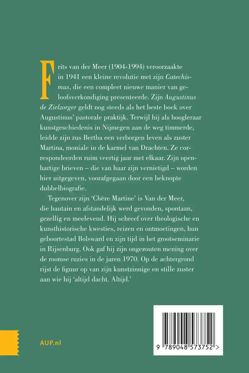 KUNSTHISTORICUS FRITS VAN DER MEER AAN ZIJN ZUS MARTINA, 194