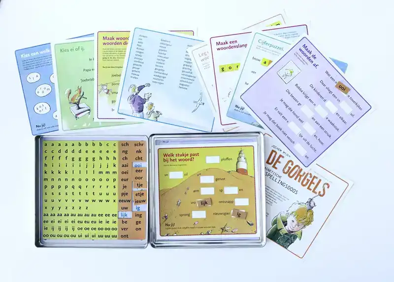 DE GORGELS MAGNETISCHE SPELLINGSDOOS