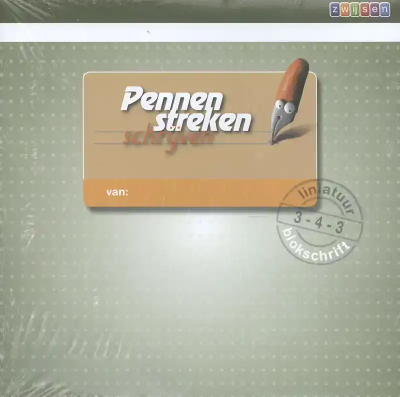 PENNENSTREKEN ED2 LIJNTJESSCHRIFT BLOKSCHRIFT 3-4-3 (5V)