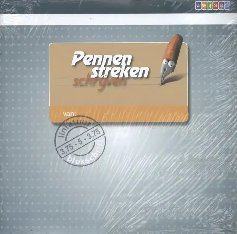 PENNENSTREKEN ED2 LIJNTJESSCHRIFT BLOKSCHRIFT 3,75-5-3,75 (5