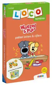 LOCO BAMBINO WOEZEL & PIP PAKKET LETTERS & CIJFERS