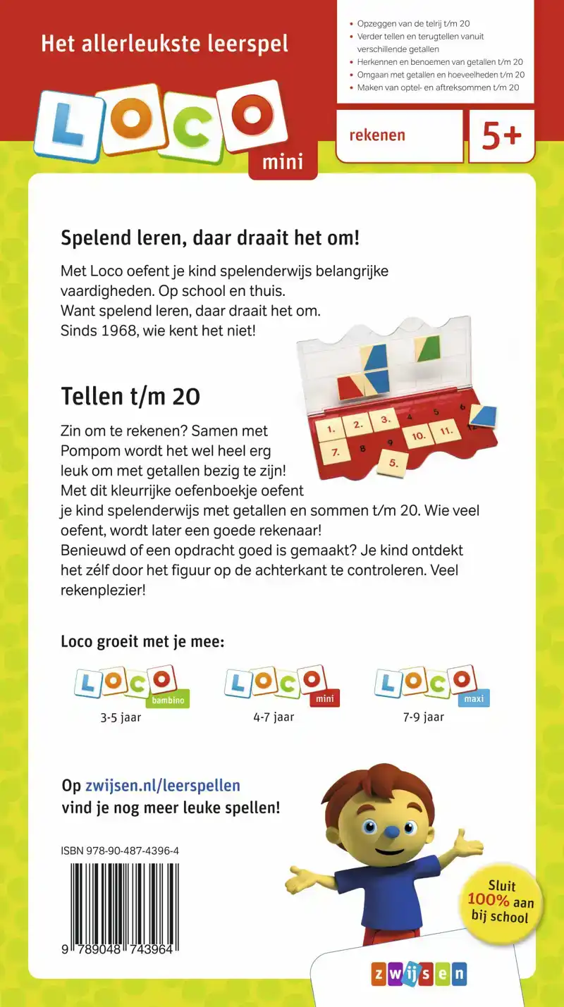 ROMPOMPOM IK LEER TELLEN T/M 20