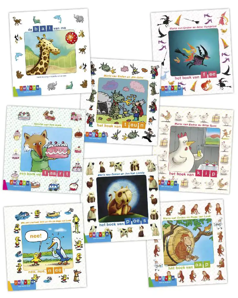 PAKKET 1 KLEUTERS SAMENLEESBOEKEN (8 TITELS)