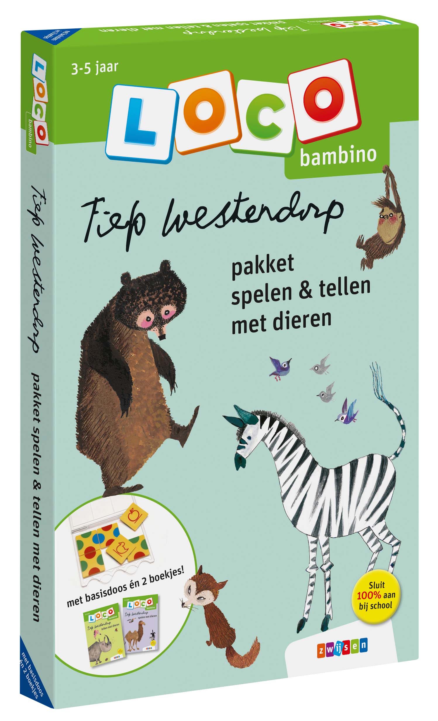 FIEP WESTENDORP PAKKET SPELEN & TELLEN MET DIEREN