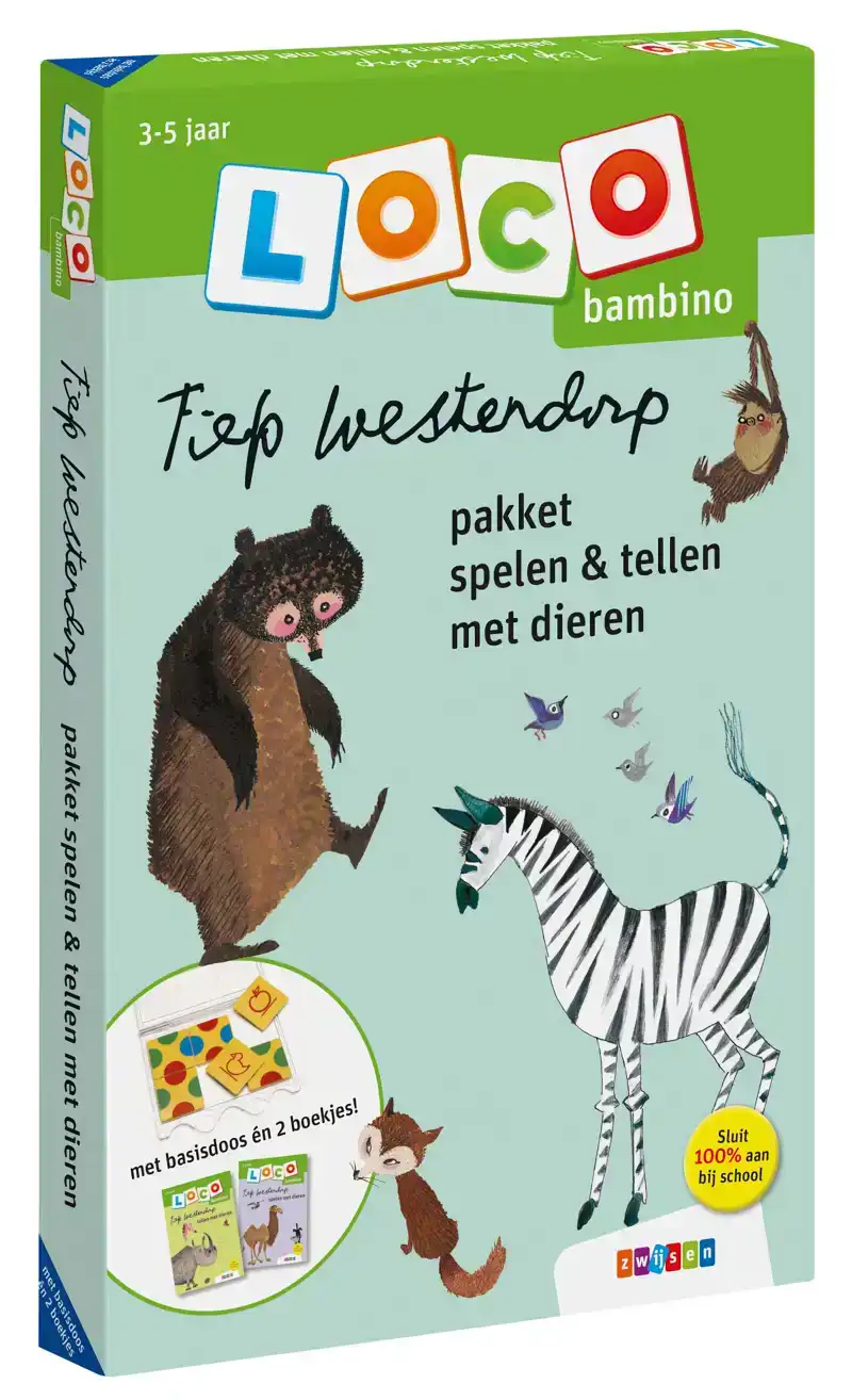 FIEP WESTENDORP PAKKET SPELEN & TELLEN MET DIEREN