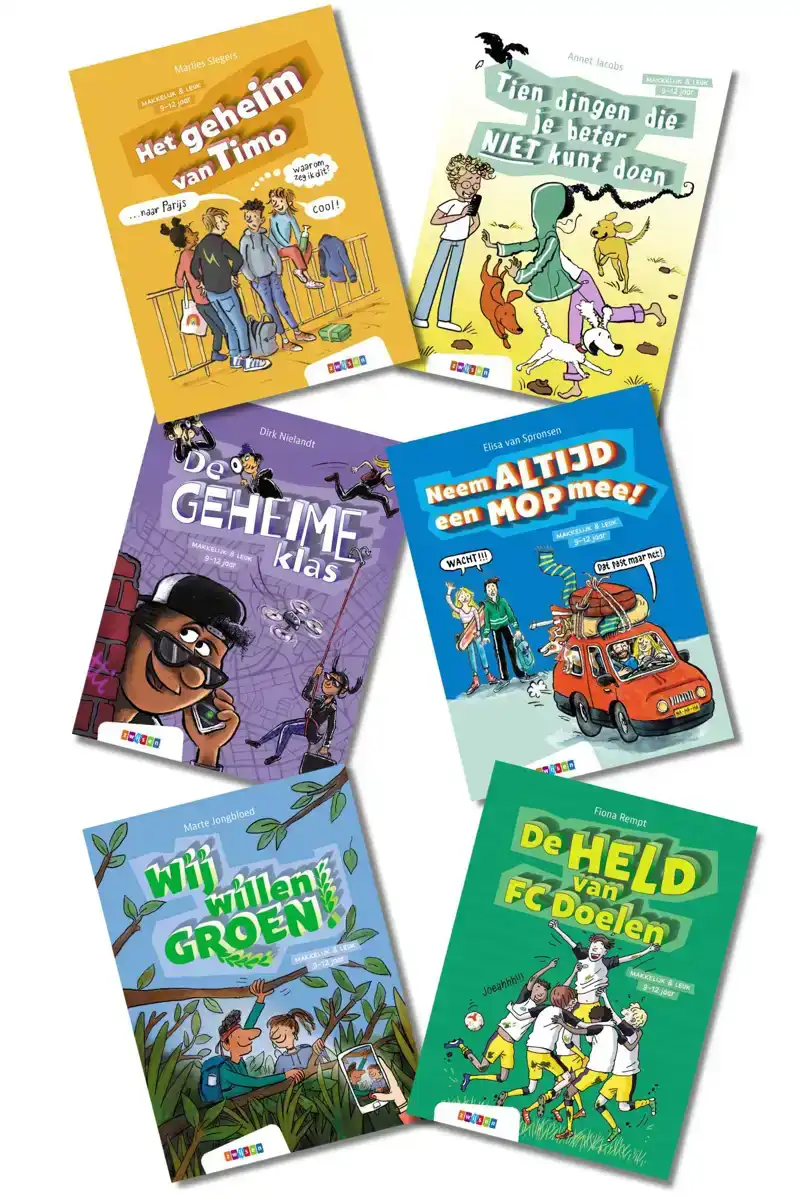 PAKKET MAKKELIJK & LEUK AVI M4 (6 TITELS)