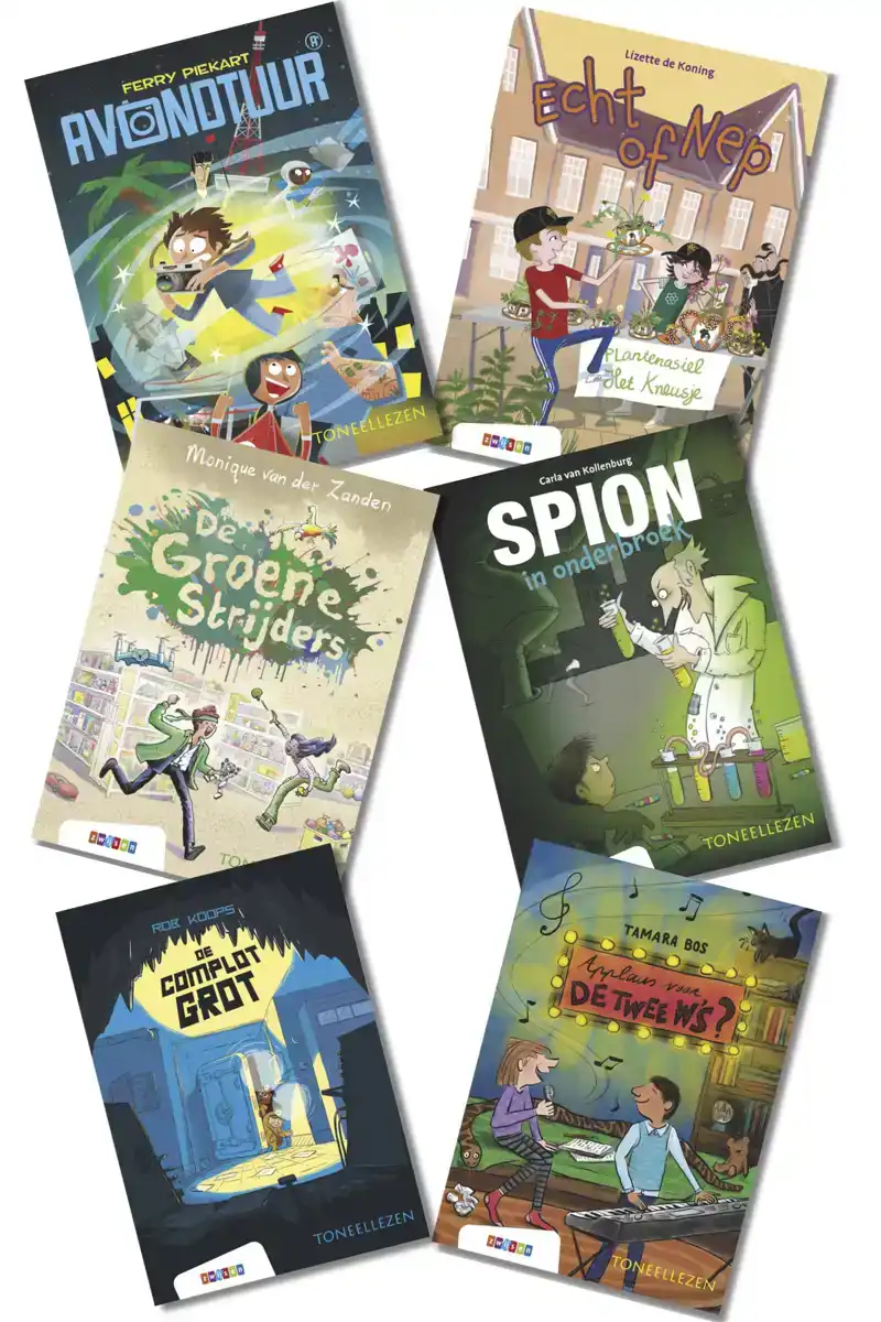 PAKKET 2 TONEELLEZEN GROEP 7 (6 TITELS)