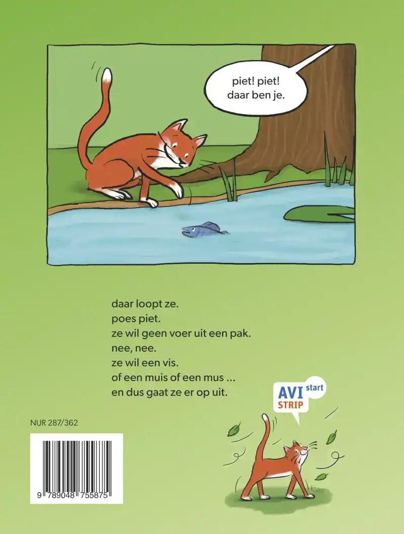 POES PIET LOOPT WEG