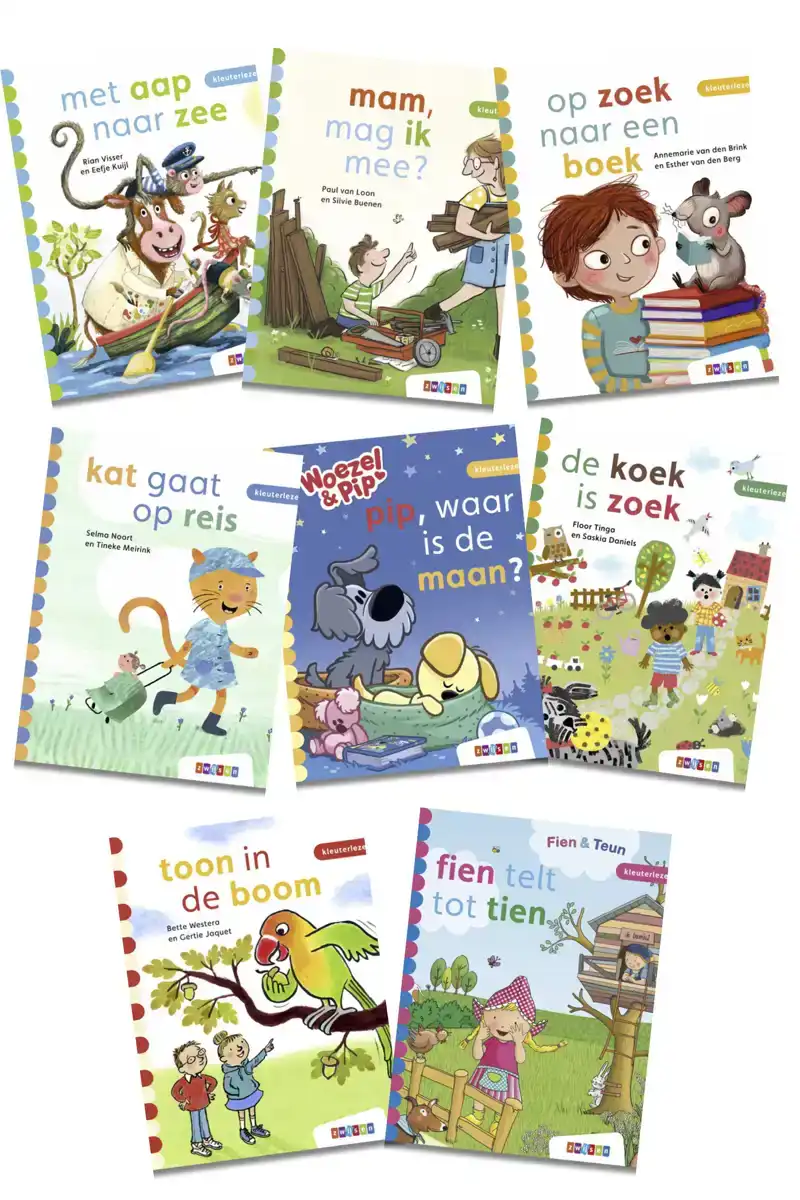PAKKET KLEUTERLEZEN (8 TITELS)