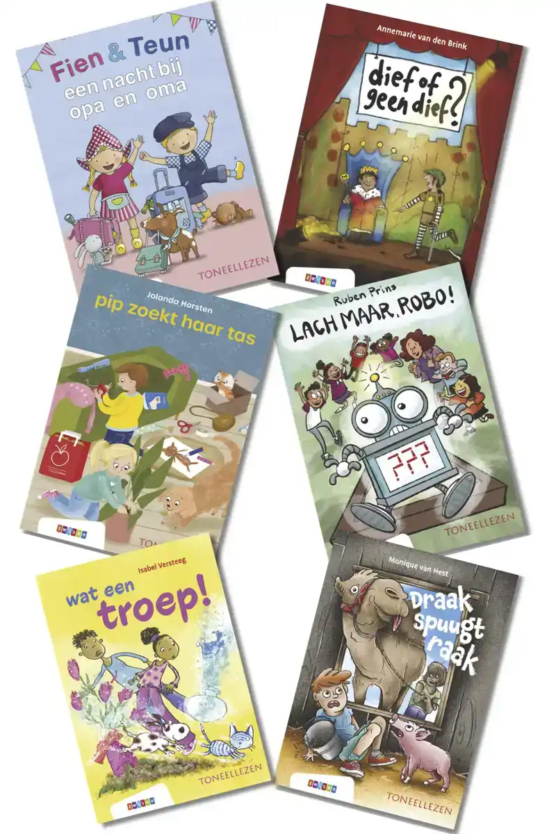 PAKKET 2 TONEELLEZEN GROEP 3 (6 TITELS)